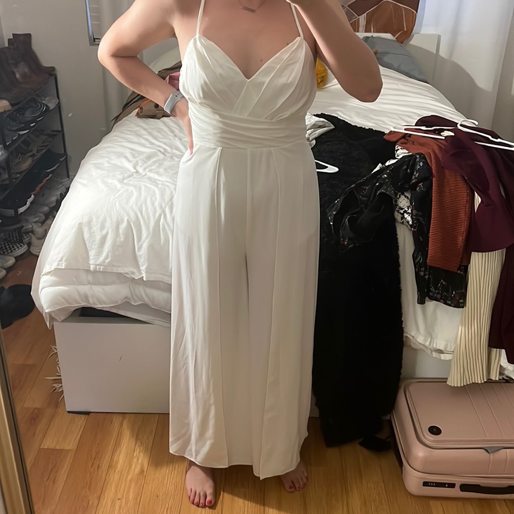 White jumpsuit